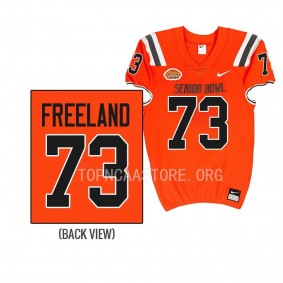 National team Blake Freeland 2023 Senior Bowl Orange Jersey